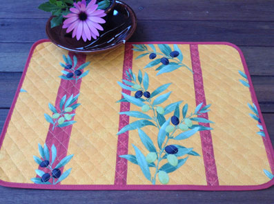 quilted placemat provence